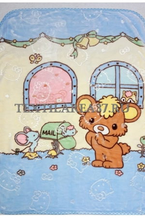 Плед детский плюшевый (двойной) вид 5