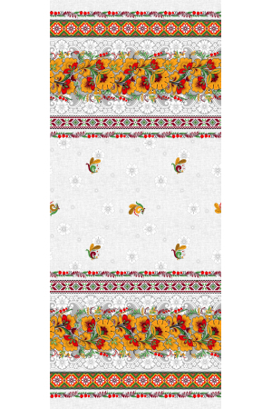 Полотенце рогожка кухонное"Народные мотивы"