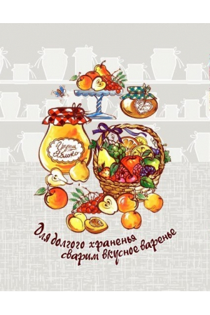 " Полотенце вафельное кухонное "Джем" 3