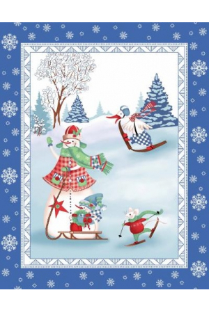 Полотенце вафельное кухонное "Новый год 2021" вид 151