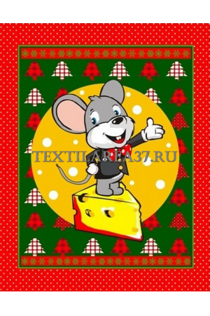 Полотенце вафельное кухонное "Сырный гурман" вид 6