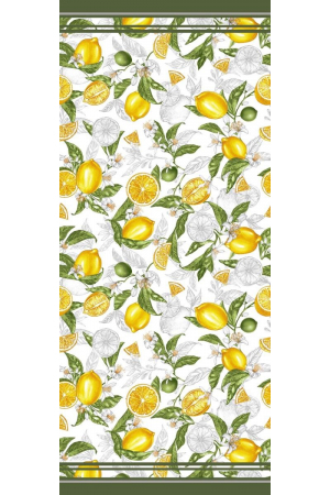 ""Скатерть рогожка "Lemon" 150 х 220 см